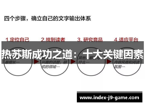 热苏斯成功之道：十大关键因素