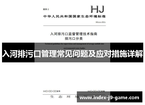 入河排污口管理常见问题及应对措施详解