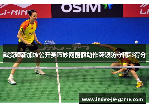 戴资颖新加坡公开赛巧妙网前假动作突破防守精彩得分 戴资颖新加坡公开赛巧妙网前假动作突破防守精彩得分